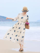 Load image into Gallery viewer, Vanessa Cute Embroidery Dress