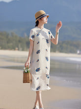 Load image into Gallery viewer, Vanessa Cute Embroidery Dress