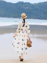 Load image into Gallery viewer, Vanessa Cute Embroidery Dress