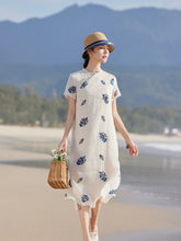 Load image into Gallery viewer, Vanessa Cute Embroidery Dress