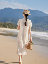 Load image into Gallery viewer, Elise Blooming Embroidery Dress