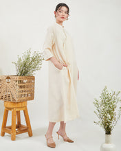 Load image into Gallery viewer, Linen Cheongsam Dress