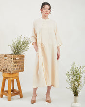 Load image into Gallery viewer, Linen Cheongsam Dress