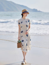 Load image into Gallery viewer, Vanessa Cute Embroidery Dress