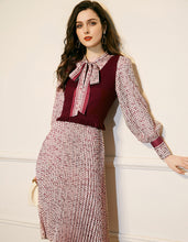 Load image into Gallery viewer, Knitting Printing Two-Piece