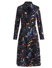 Load image into Gallery viewer, Black Starry Dress