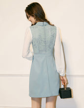 Load image into Gallery viewer, Houndstooth Splice Dress