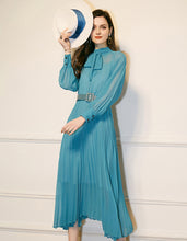 Load image into Gallery viewer, Blue Graceful Dress