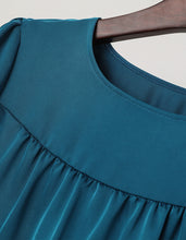 Load image into Gallery viewer, Blue Satin Two-Piece