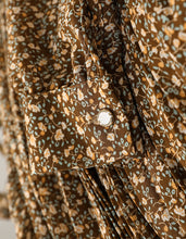 Load image into Gallery viewer, Brown Crimping Dress