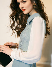 Load image into Gallery viewer, Houndstooth Splice Dress