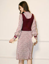 Load image into Gallery viewer, Knitting Printing Two-Piece