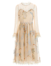 Load image into Gallery viewer, Apricot Embroider Dress