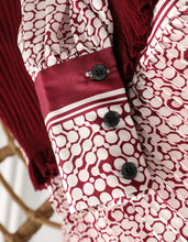 Load image into Gallery viewer, Knitting Printing Two-Piece