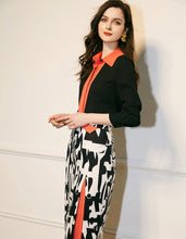 Load image into Gallery viewer, Contrast Color Two-Piece