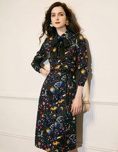 Load image into Gallery viewer, Black Starry Dress