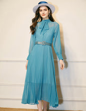 Load image into Gallery viewer, Blue Graceful Dress