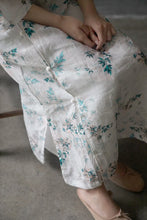 Load image into Gallery viewer, White Leafy Dress