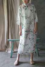 Load image into Gallery viewer, White Leafy Dress