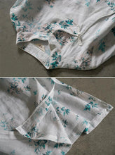 Load image into Gallery viewer, White Leafy Dress