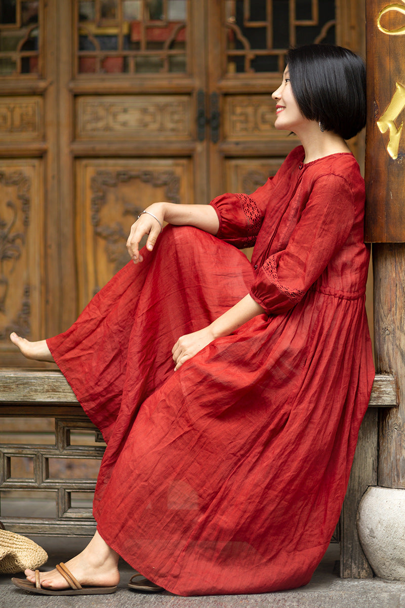 Julie Cute Red Dress