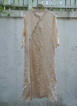 Load image into Gallery viewer, Linen Cheongsam Dress

