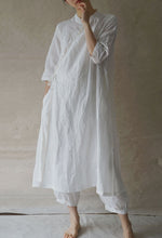 Load image into Gallery viewer, Linen Cheongsam Dress
