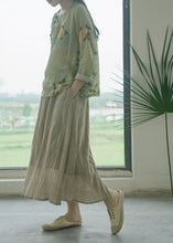 Load image into Gallery viewer, Distressed Versatile Twill Crinkle Skirt
