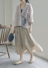 Load image into Gallery viewer, Distressed Versatile Twill Crinkle Skirt
