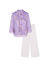 Load image into Gallery viewer, Nerissa 2-Piece Floral Lavender Set
