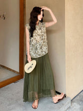 Load image into Gallery viewer, Johanna 2-Piece Vintage Print Vest Set Prestige
