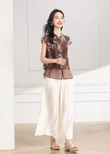 Load image into Gallery viewer, Adela 2-Piece Coffee Green Flower Regent Set

