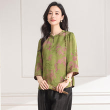 Load image into Gallery viewer, Azalea Floral Print Relaxed Rina Top
