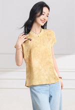Load image into Gallery viewer, Melisande Peach Pink Jacquard Johanna Top
