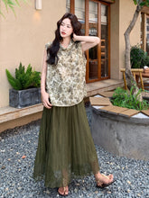 Load image into Gallery viewer, Johanna 2-Piece Vintage Print Vest Set Prestige
