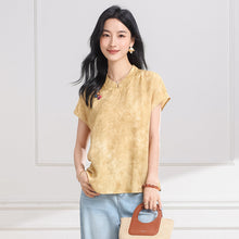 Load image into Gallery viewer, Melisande Peach Pink Jacquard Johanna Top

