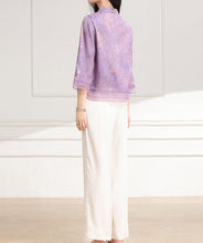 Load image into Gallery viewer, Nerissa 2-Piece Floral Lavender Set
