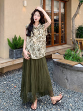 Load image into Gallery viewer, Johanna 2-Piece Vintage Print Vest Set Prestige

