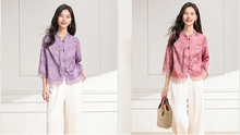 Load image into Gallery viewer, Nerissa 2-Piece Floral Lavender Set
