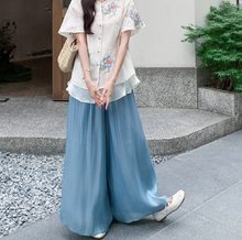Load image into Gallery viewer, Brilliance 2-Piece Embroidered Floral Vina Set
