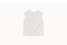 Load image into Gallery viewer, Jasper Sumptuous Top White Embroidered Monarch Tempo
