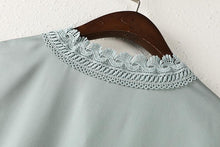Load image into Gallery viewer, Laura&#39;s Lace Trimmed Blouse
