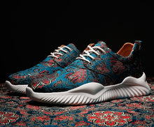 Load image into Gallery viewer, Floral Embroidery Brocade Traditional Chinese Style Sports Shoes Sneaker
