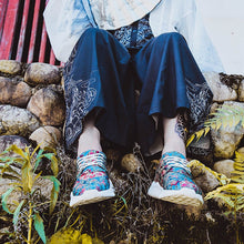 Load image into Gallery viewer, Floral Embroidery Brocade Traditional Chinese Style Sports Shoes Sneaker
