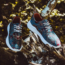 Load image into Gallery viewer, Floral Embroidery Brocade Traditional Chinese Style Sports Shoes Sneaker
