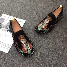 Load image into Gallery viewer, Tang Monk Embroidery Traditional Chinese Causal Shoes Loafers
