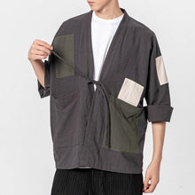 Load image into Gallery viewer, Loose Men&#39;s Cardigan Kimono Shirt Samurai Costume
