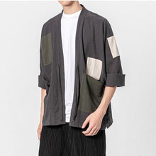 Load image into Gallery viewer, Loose Men&#39;s Cardigan Kimono Shirt Samurai Costume
