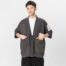 Load image into Gallery viewer, Loose Men&#39;s Cardigan Kimono Shirt Samurai Costume
