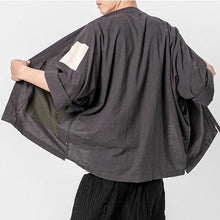 Load image into Gallery viewer, Loose Men&#39;s Cardigan Kimono Shirt Samurai Costume
